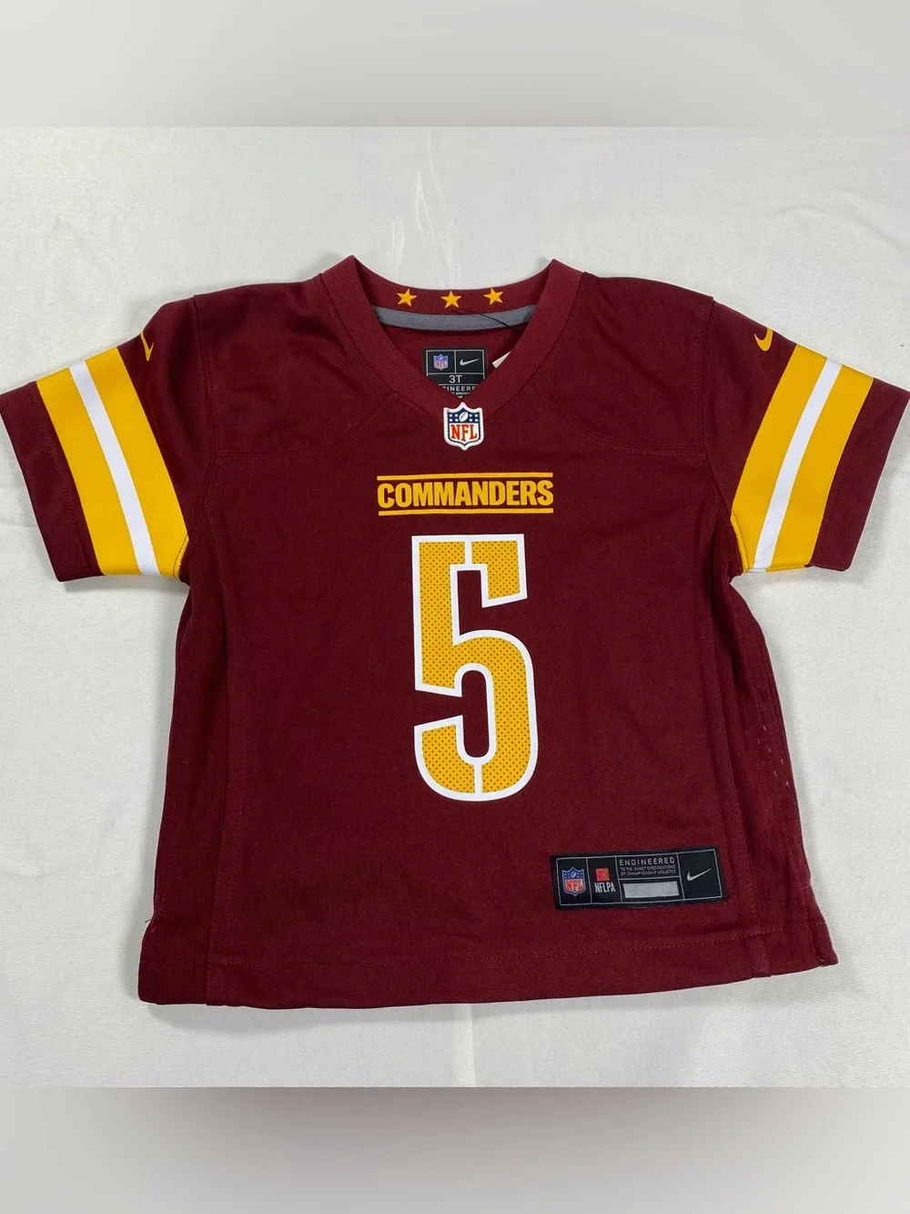 Nike Jayden Daniels #5 Washington Commanders Youth 3T Jersey NWT NFL On-Field